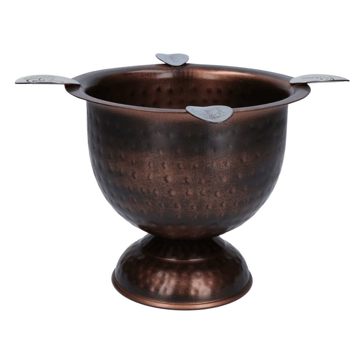 Stinky Aschenbecher Tall Hammered Copper