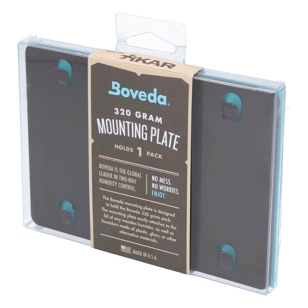 Boveda Befestigungsplatte für 320 Gramm Humidipaks