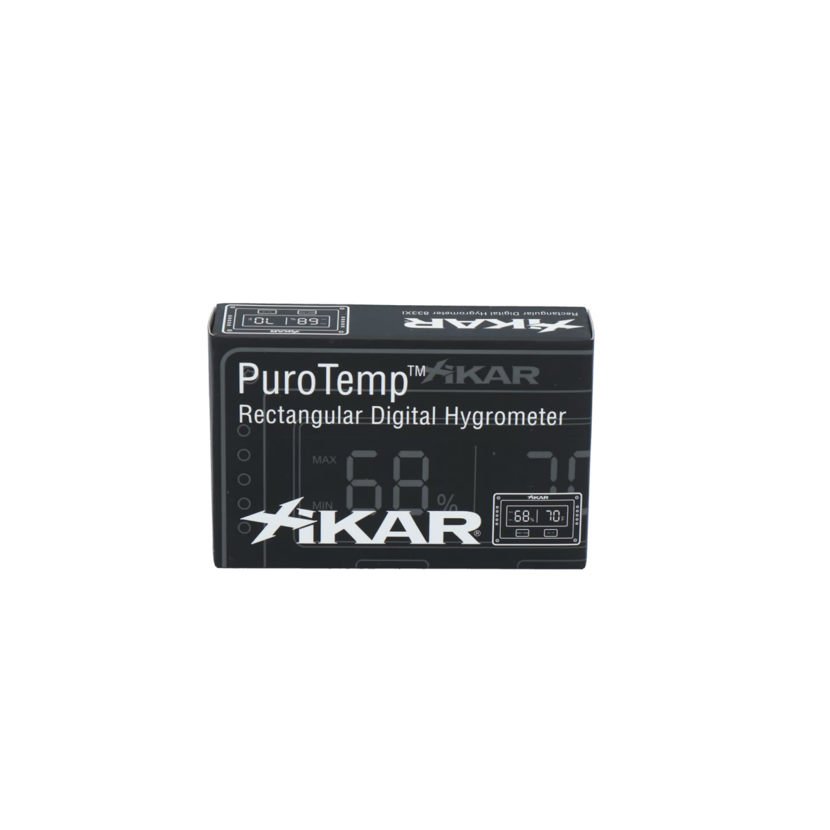 Xikar Thermo- und Hygrometer Puro Temp eckig – Bild 2