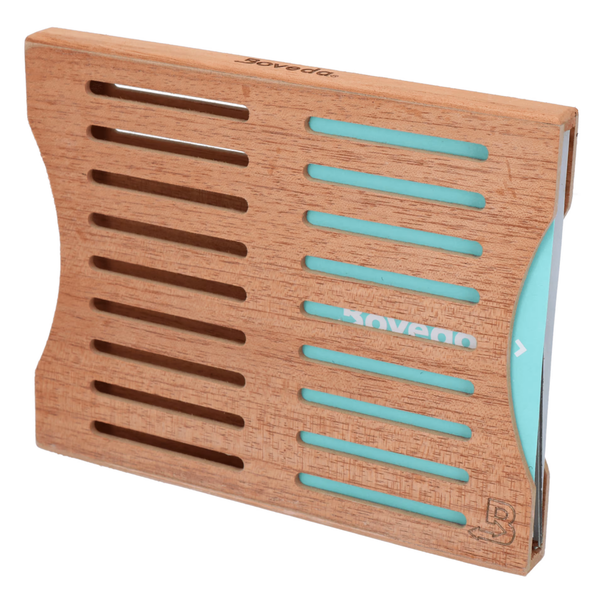 Boveda Holzhalterung für 2 Stk. 60 Gramm Humidipaks