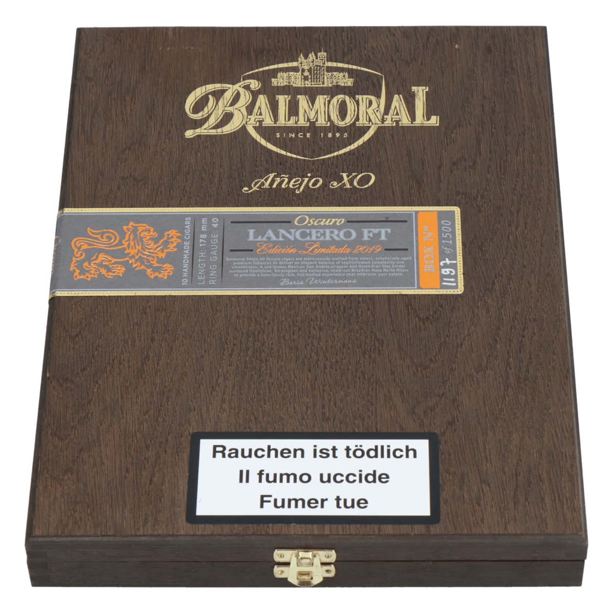 Balmoral Añejo XO Oscuro Lancero FT Edicion Limitada 2019 – Bild 5