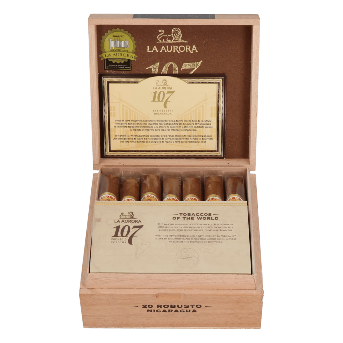 La Aurora 107 Nicaragua Robusto – Bild 6