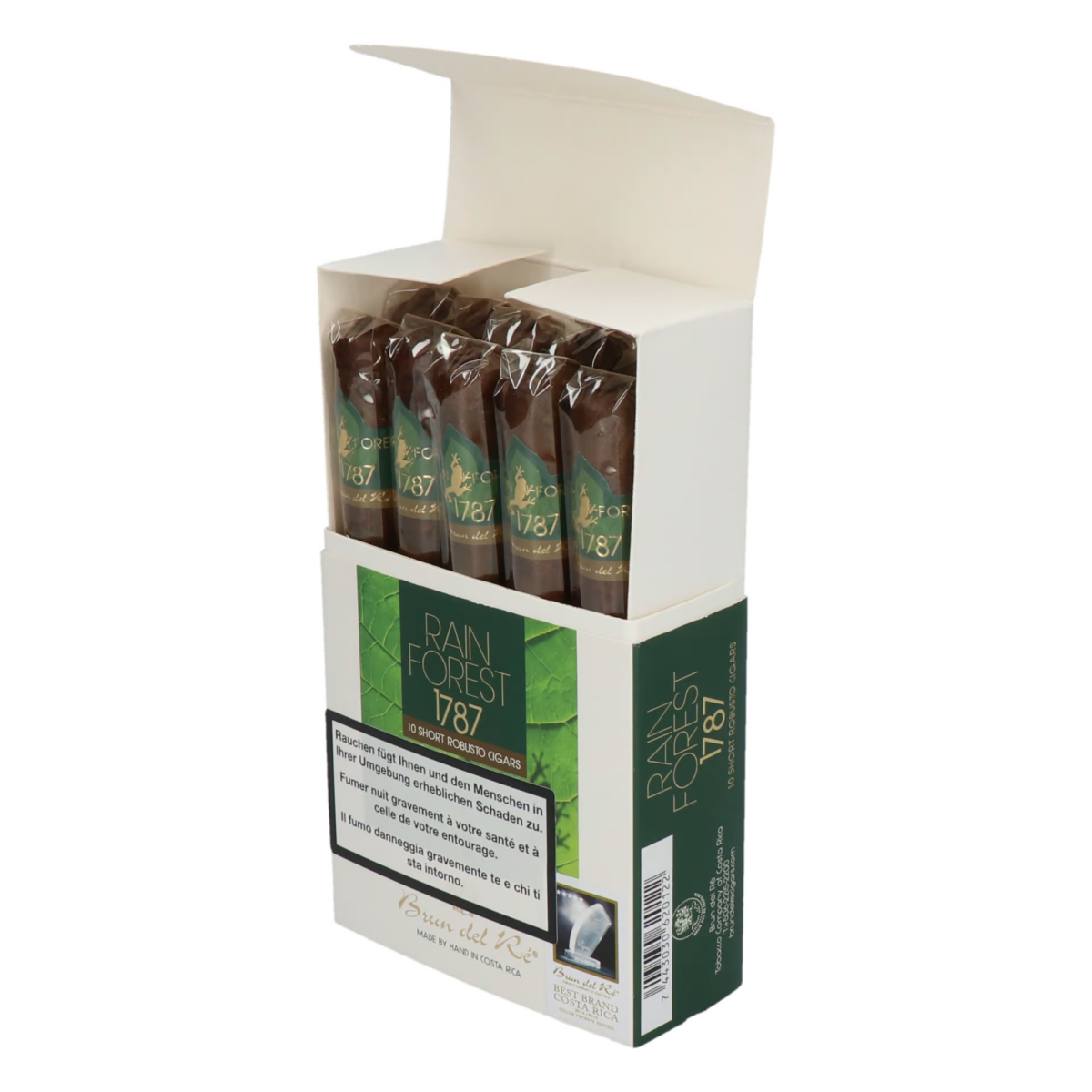 Brun del Ré 1787 Rainforest Short Robusto – Bild 7