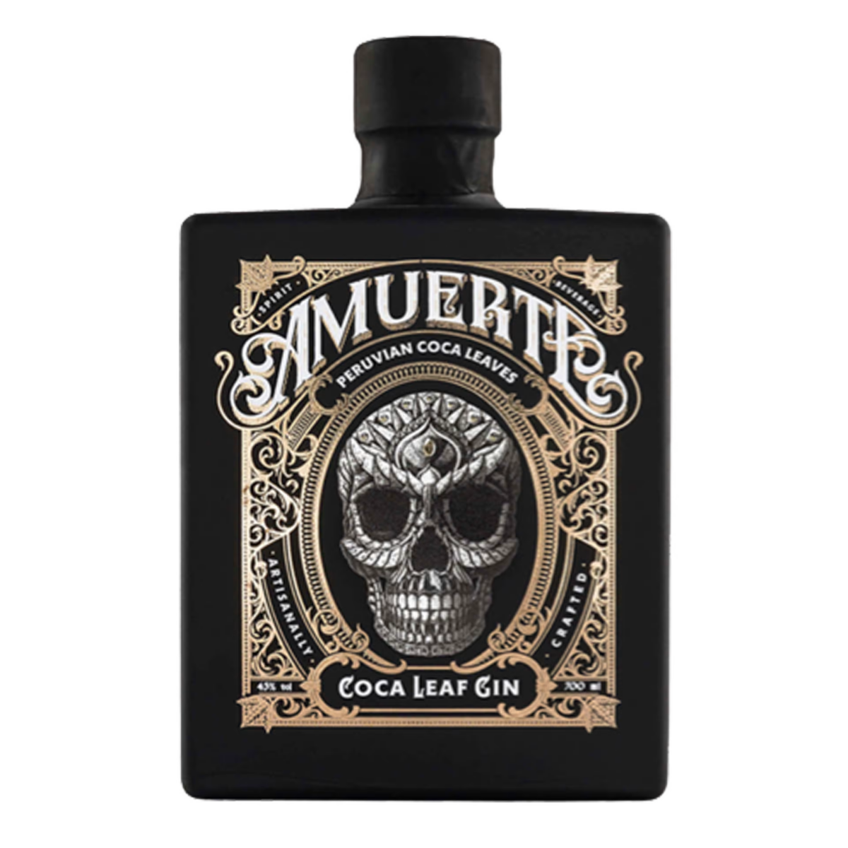 Amuerte Coca Leaf Gin (Black Edition) 70cl