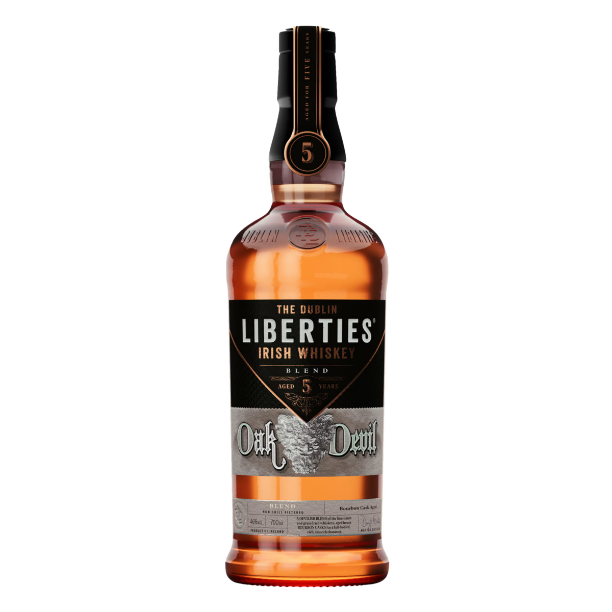 Dublin Liberties Irish Whiskey Oak Devil 70 cl