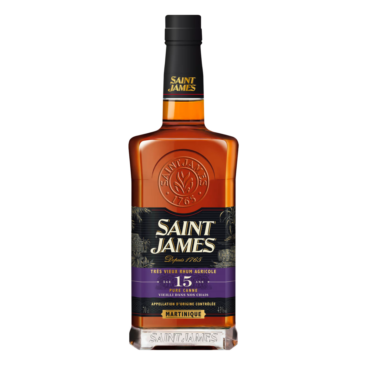 Saint James Agricole 15 yo 70 cl
