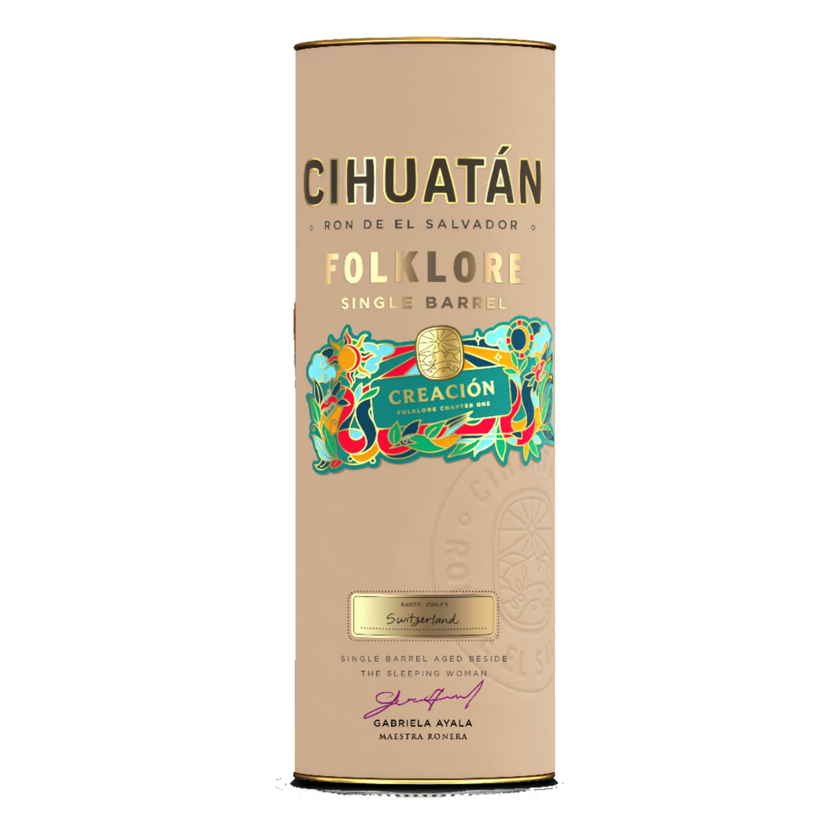 Ron Cihuatan Folklore Single Barrel - Ex-Cognac French Oak Finish - 70 cl – Bild 2