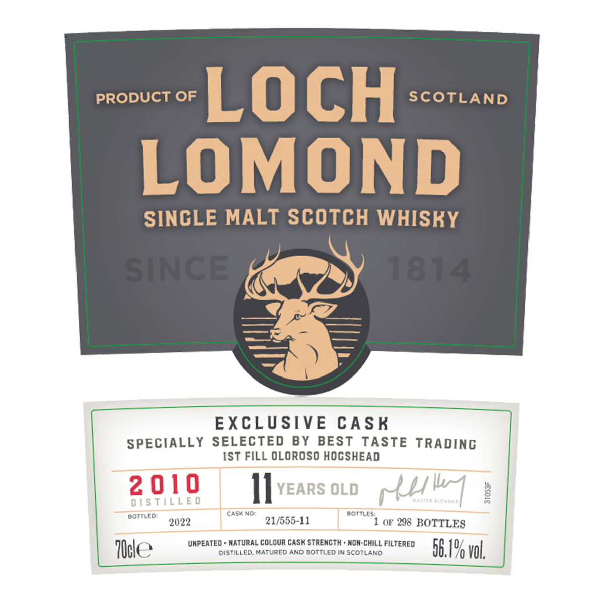 Loch Lomond Limited Edition Best Taste 11 yo 70cl