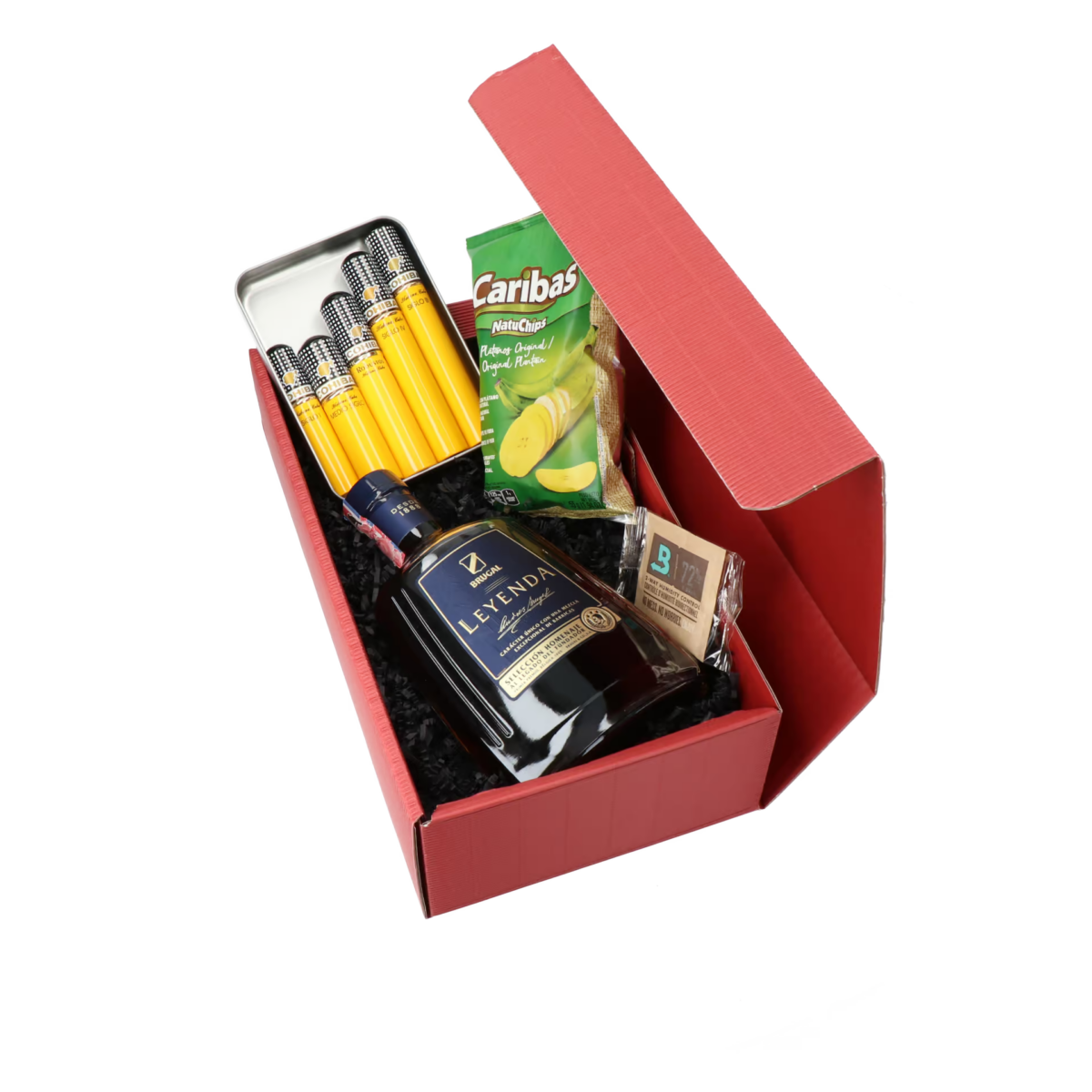Cohiba Tubos und Brugal-Leyenda Rum Geschenkset