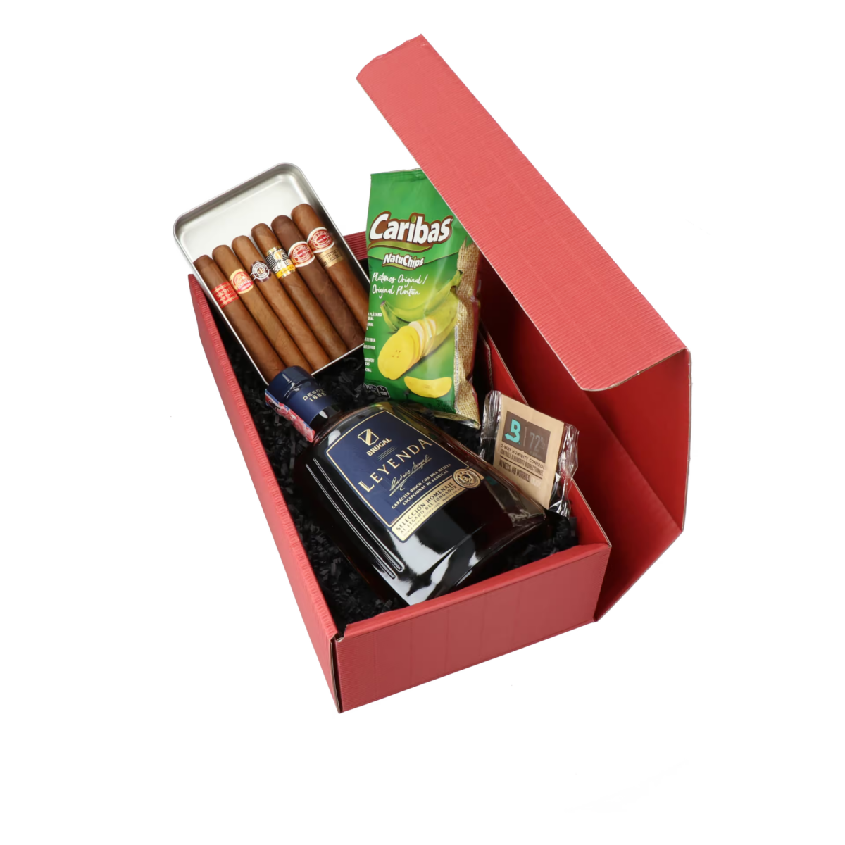 Habanos Sampler (M) und Brugal Leyenda Rum Geschenkset