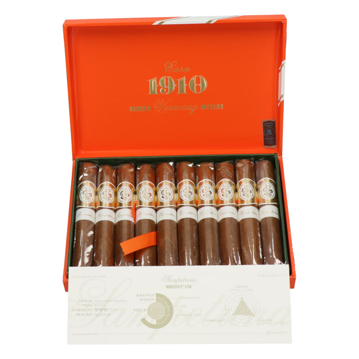 Casa 1910 - Soldadera Edition - Sampetrina Robusto – Bild 6