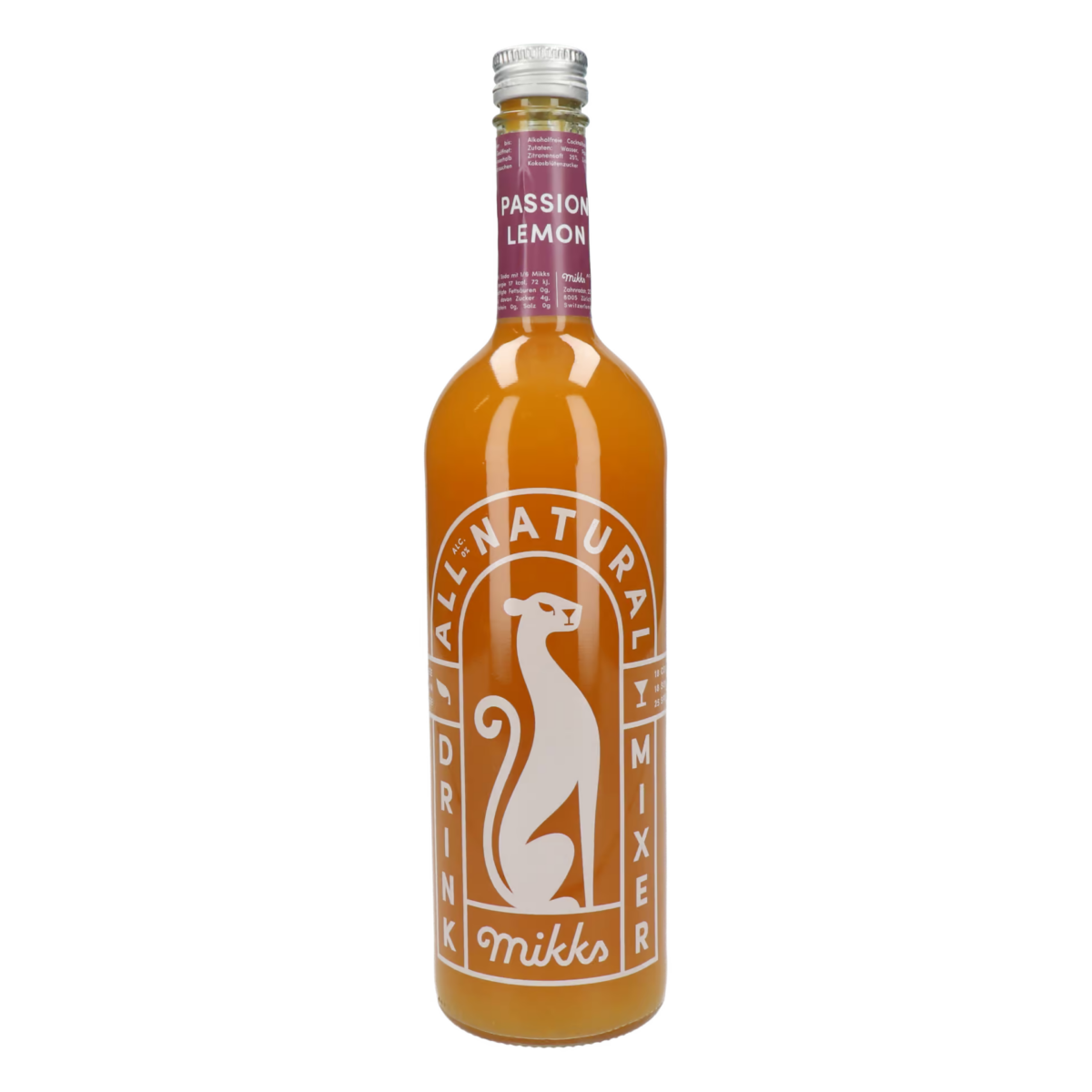 Mikks - Passion Lemon - 75 cl - 0% vol. (Basismischung für div. Drinks)