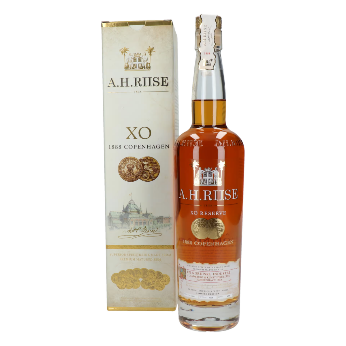 A.H. Riise - X.O. 1888 Copenhagen Gold Medal Rum
