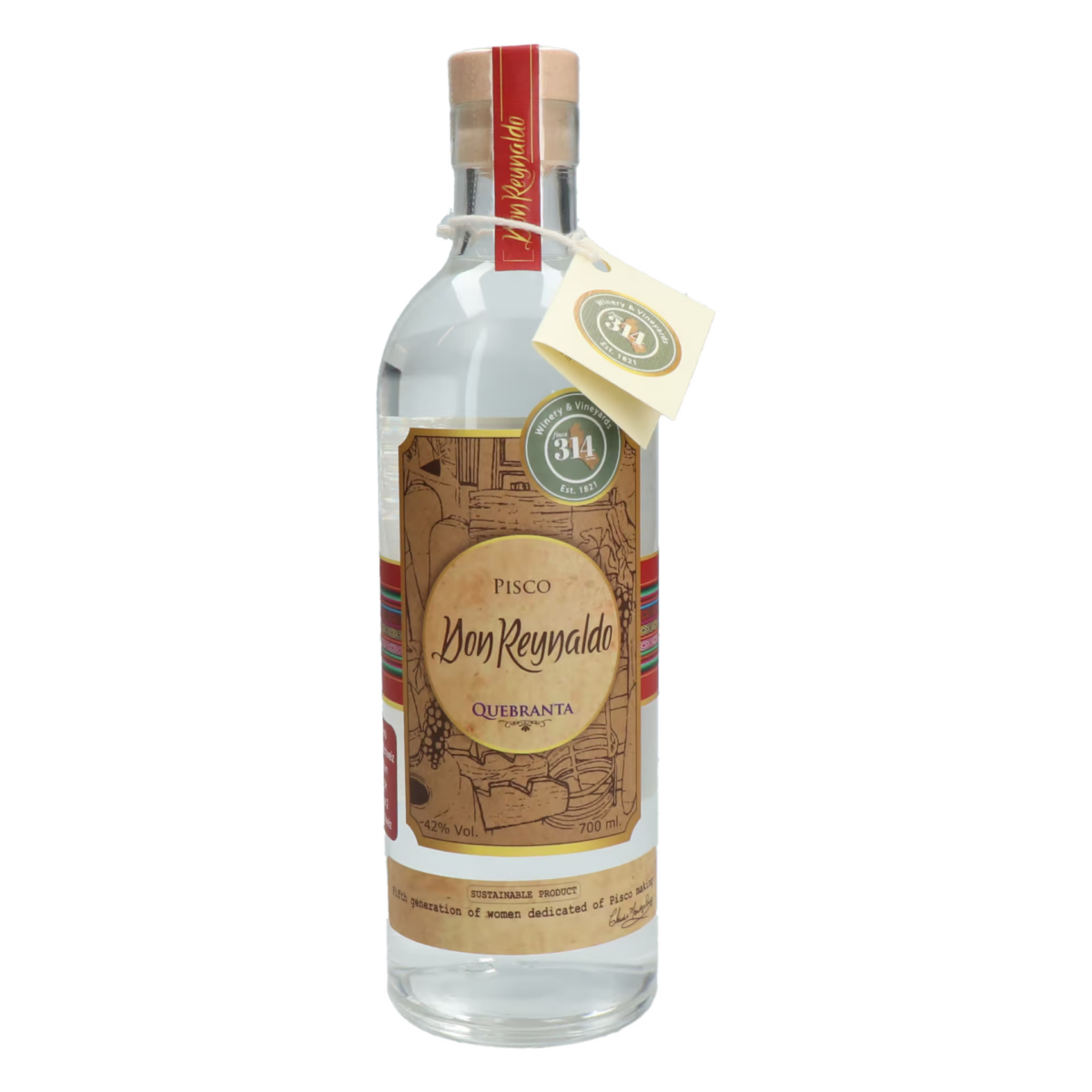 Pisco Don Reynaldo – Quebranta (1 Traubensorte)