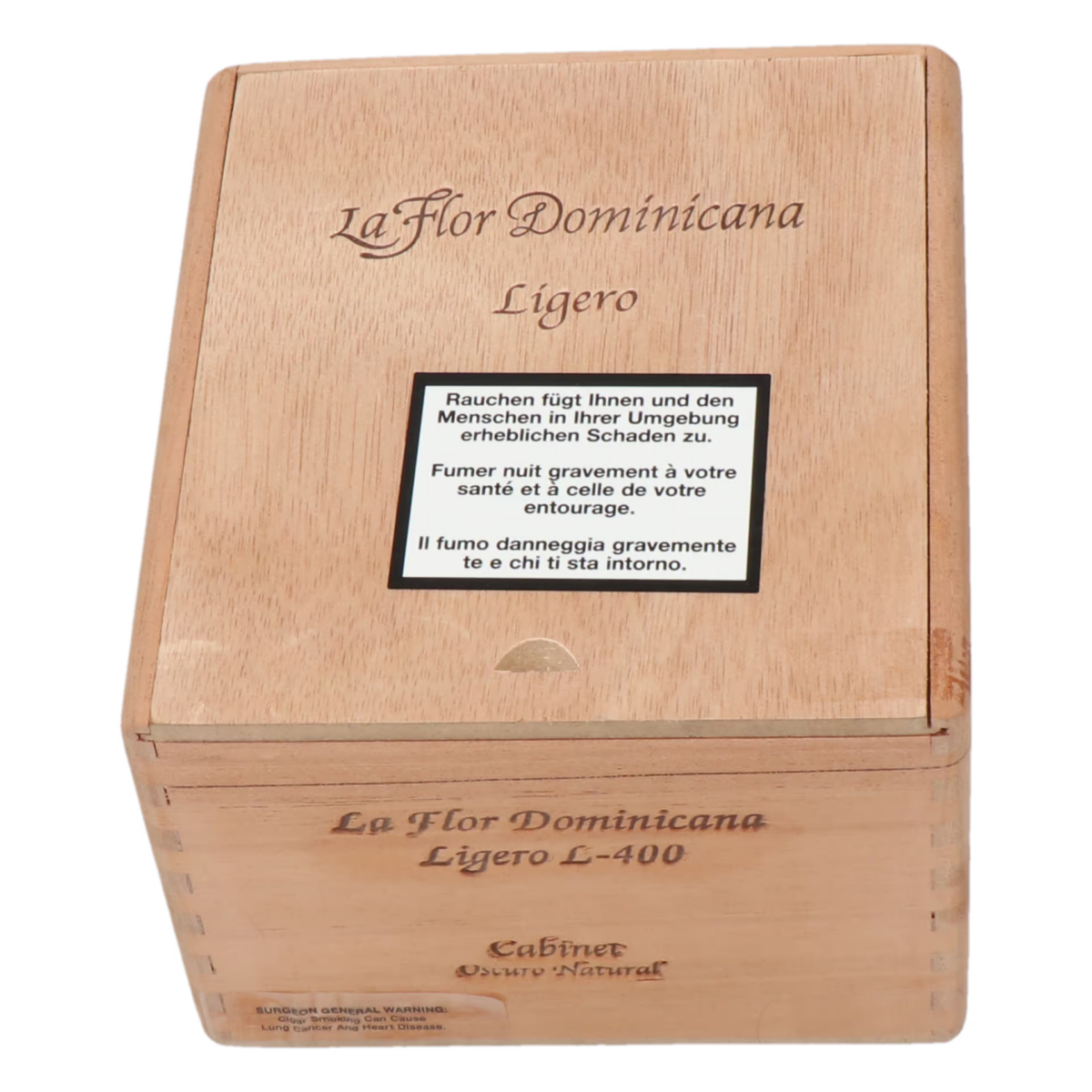 La Flor Dominicana - Ligero Oscuro Cabinet - L400 (Double Robusto) – Bild 5
