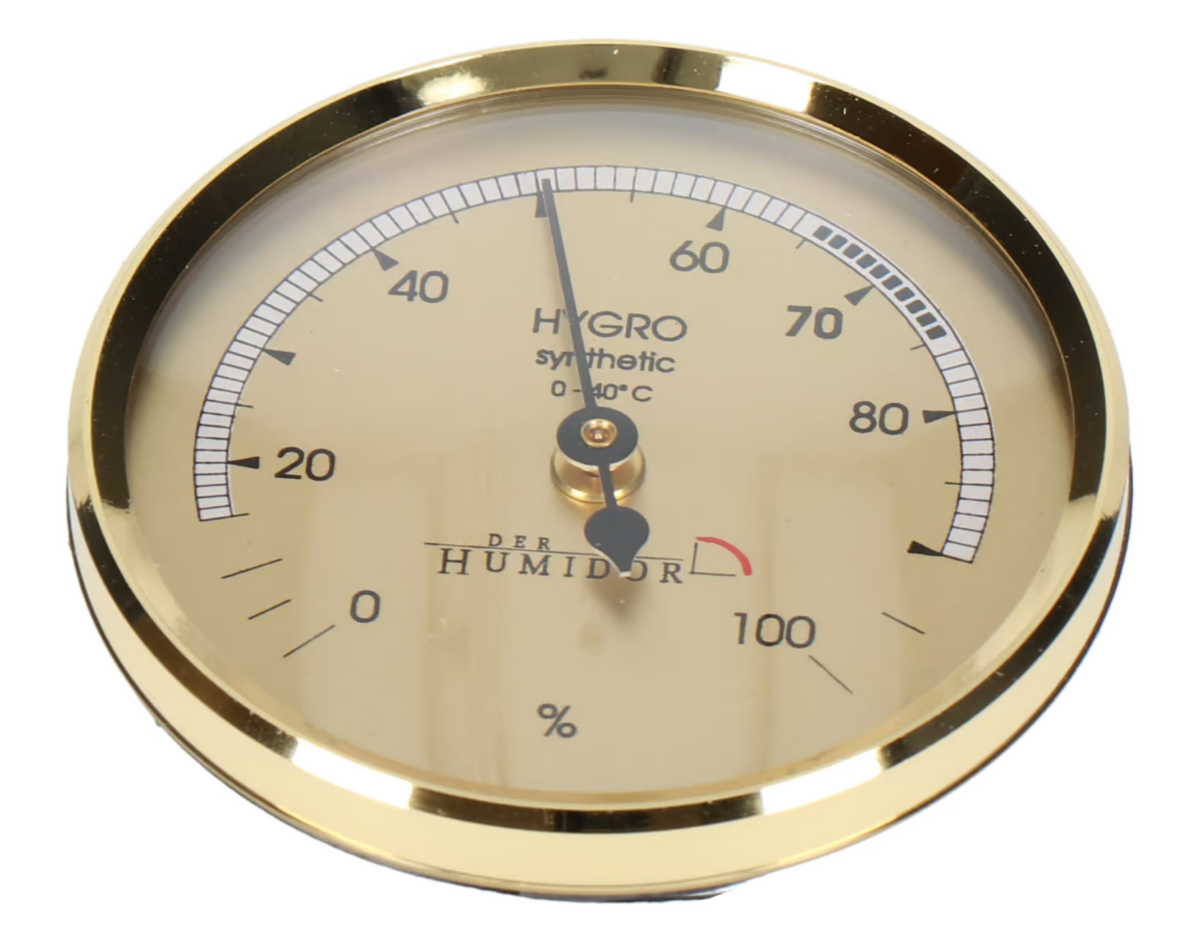 Der Humidor Haarhygrometer Messing