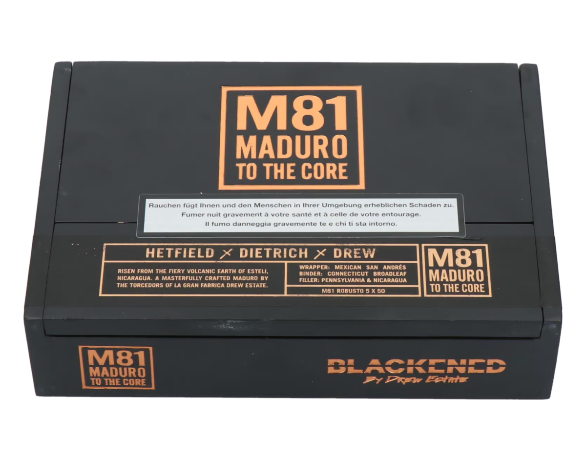 Blackened Cigars “M81” Robusto By Drew Estate – Bild 4