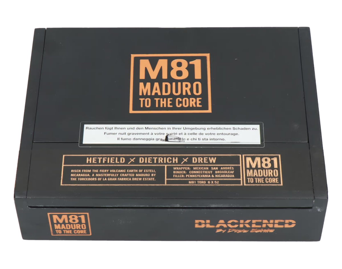 Blackened Cigars “M81” Toro By Drew Estate – Bild 2