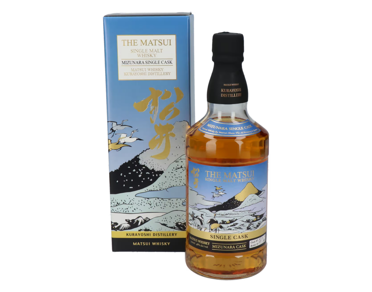 The Matsui Japanese Single Malt Whisky Mizunara Single Cask - 70cl
