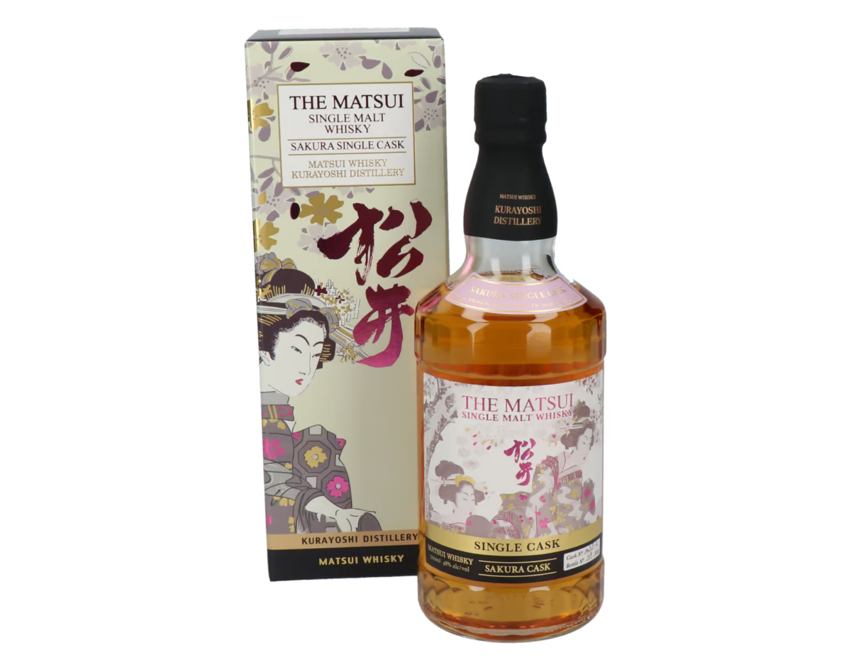 The Matsui Japanese Single Malt Whisky Sakura Single Cask - 70cl