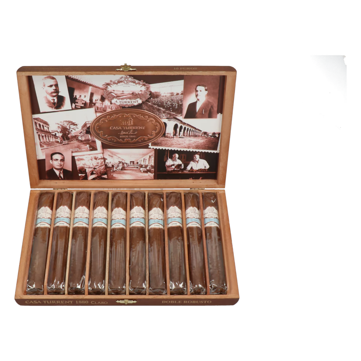 Casa Turrent 1880 Claro Doble Robusto – Bild 2