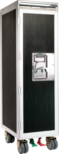 Adorini Zigarrenschrank Trolley Schwarz